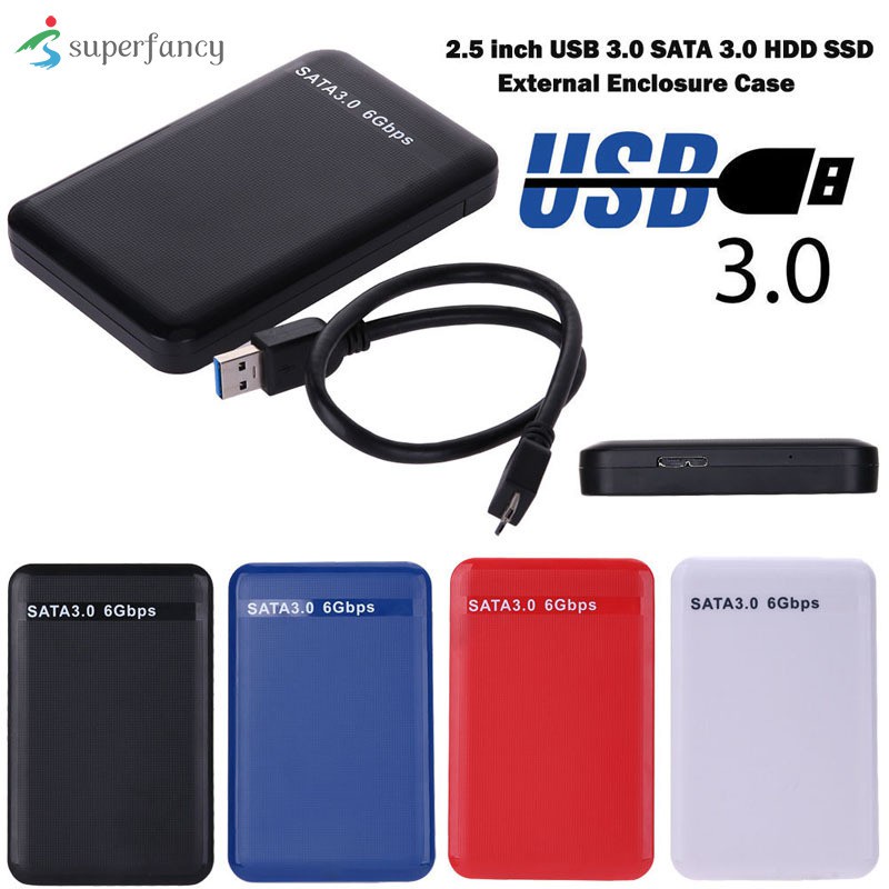 Hộp Đựng Ổ Cứng Ngoài 2.5 Inch Usb 3.0 Sata 3tb 6gbps Hdd Ssd Ốp
