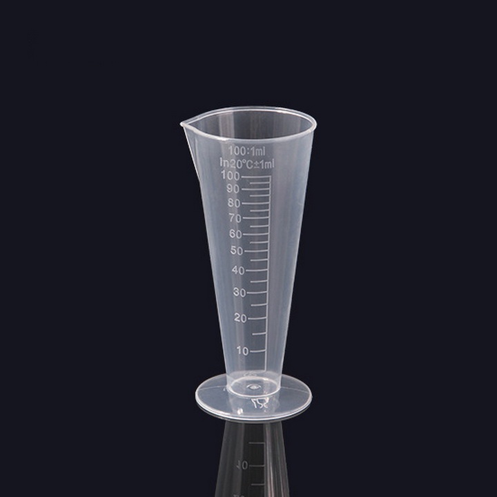 Ca đong nhựa định lượng pha chế có chia vạch 100 ml