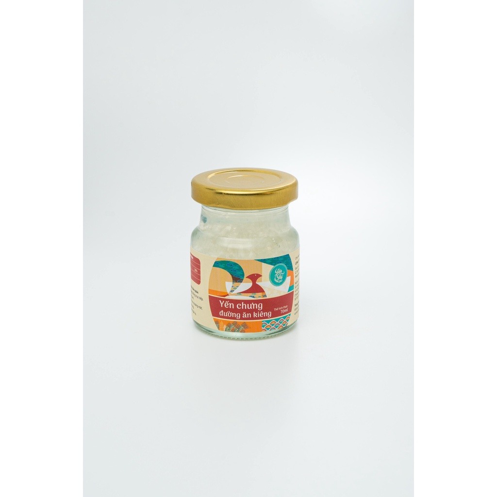Yến Thị-Chưng Đường Ăn Kiêng-Hũ Chưng Sẵn- 12Gram yến tươi-70ml