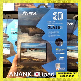 Kính cường lực siêu mỏng, siêu trong ANANK 3D thương hiệu Nhật Bản cho Ipad Mini 4/5, 9.7' 10.2' 10.5' 11' và 12.9' 🍀