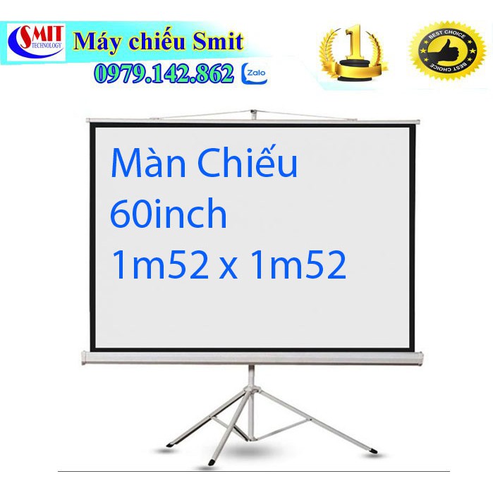 Màn Chiếu 3 Chân 60 inch - Hàng chính hãng