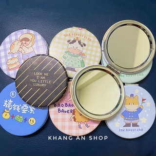 Gương mini 2 mặt cute (trang điểm bỏ túi tiện lợi)