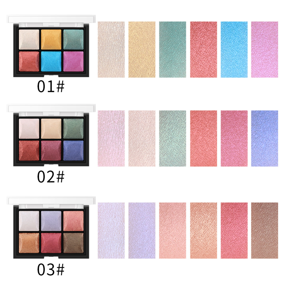 Bảng phấn mắt 6 màu sắc hiệu ứng lì/ ánh ngọc trai tự nhiên PHOERA
 | BigBuy360 - bigbuy360.vn