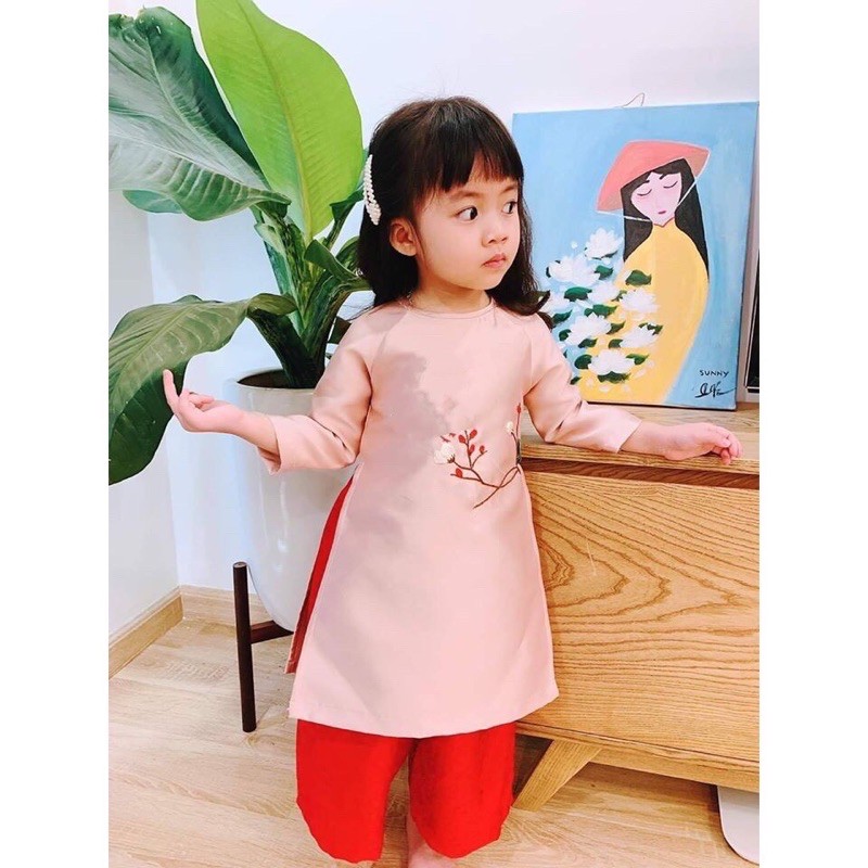 Thanh ly áo dài mẹ và bé