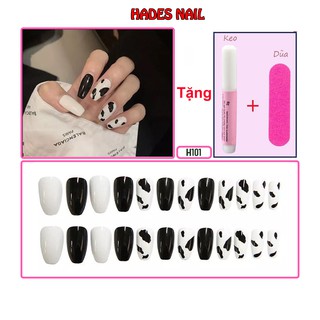 Bộ 24 Móng Tay Giả, Dễ Sử Dụng, Chống Thấm Nước Cực Tốt, Phù Hợp Mọi Loại Tay