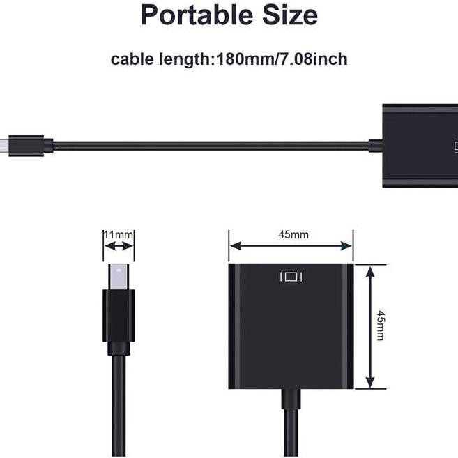 Đầu Chuyển Đổi Mini Display Port Male Sang Vga Female | BigBuy360 - bigbuy360.vn