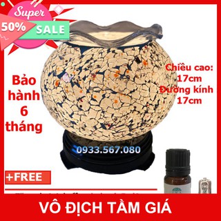 Đèn xông tinh dầu pha lê