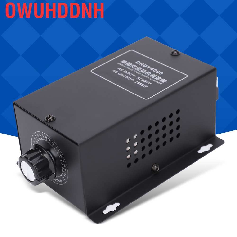 SPEEDS Bộ Điều Khiển Tốc Độ Quạt Đơn Gắn Trần Nhà Drdy4000 220v