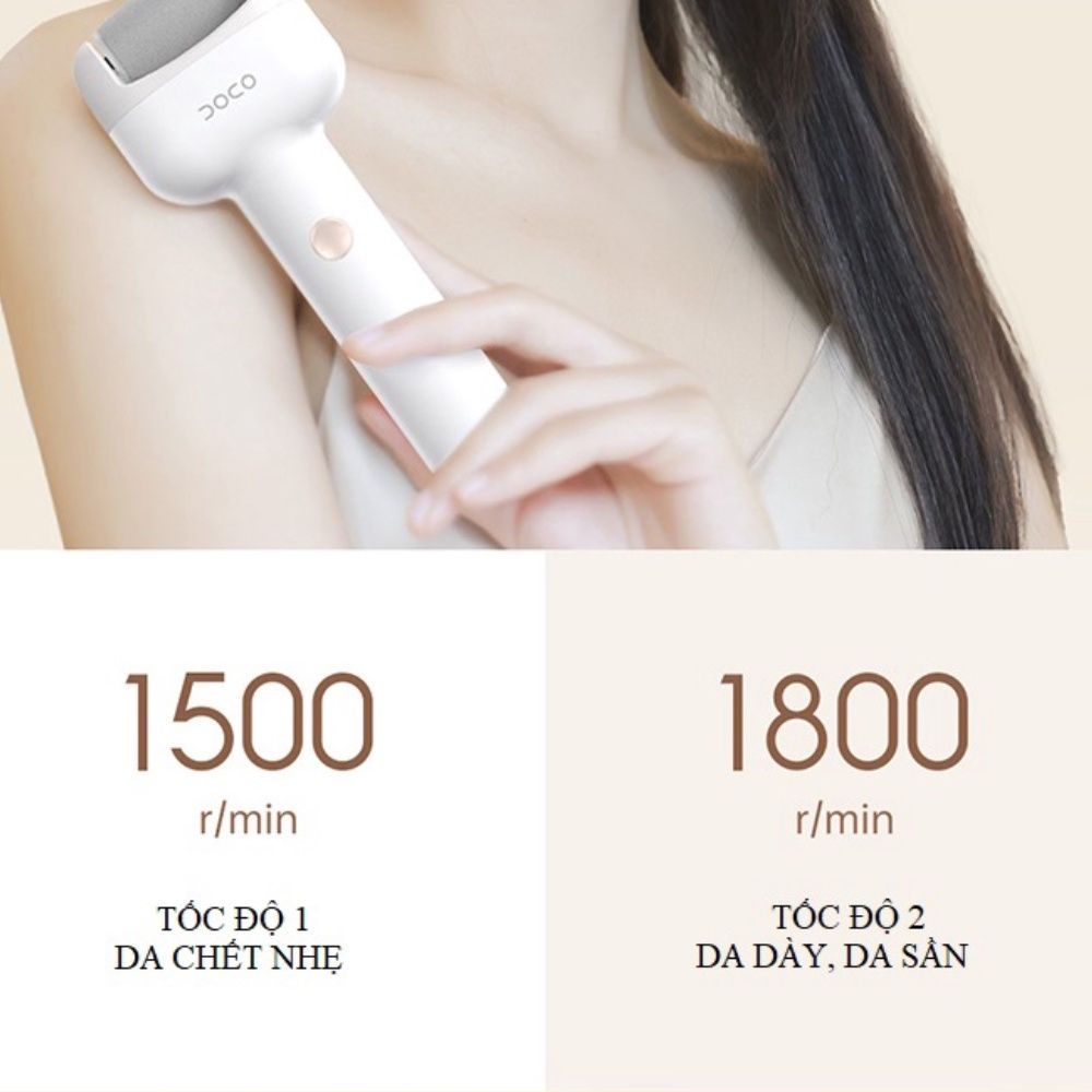Máy Chà Gót Chân Xiaomi - Tặng kèm kem dưỡng, 2 đầu mài, 2 chế độ mài, Loại bỏ vết chai,Da chết,Chống nước -home_smart_1