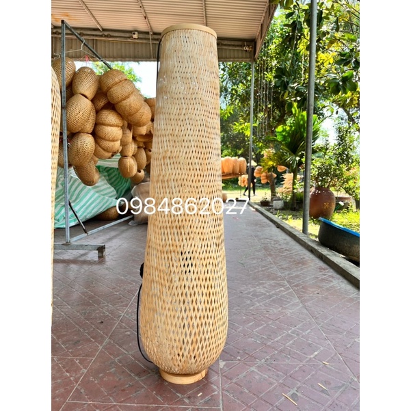 Đèn ngủ mây tre đan, đèn trang trí