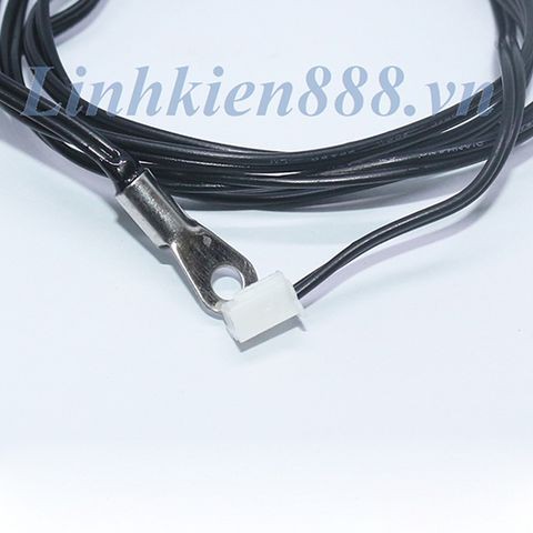 Cảm Biến Nhiệt Điện Trở NTC 10K 1% Đầu Cảm Biến Dạng Đầu Cốt Bắt Vít Cáp Dài 1m