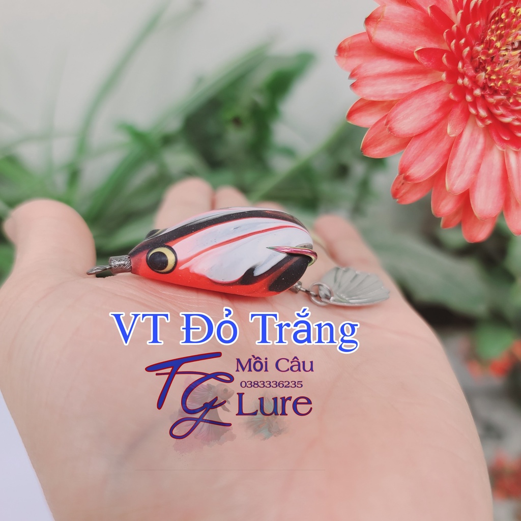 Mồi Nhái hơi VT lure lưỡi titan Chuyên lure lóc M1