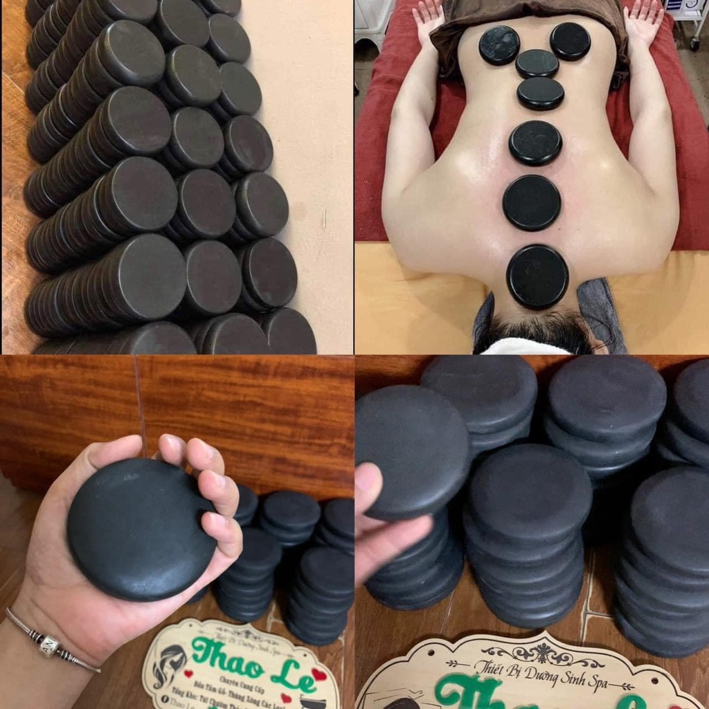 Đá Nóng Massage Body Đả Thông Kinh Lạc, Xả Stress, Lưu Thông Khí Huyết