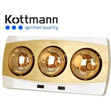 Đèn sưởi 3 bóng treo tường Kottmann K3BH-hàng chính hãng