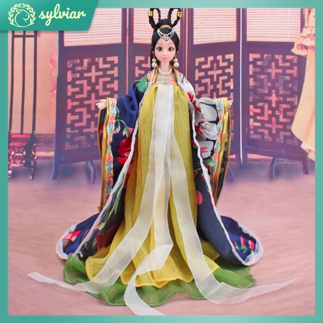 [sylviar] Bộ Trang Phục Truyền Thống Trung Hoa Cổ Điển Thần Thoại Cho Búp Bê - Chỉ Có Bé Gái