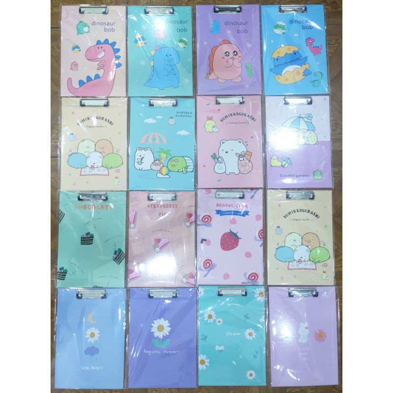 Bìa kẹp giấy, trình ký A4 Hình dễ thương