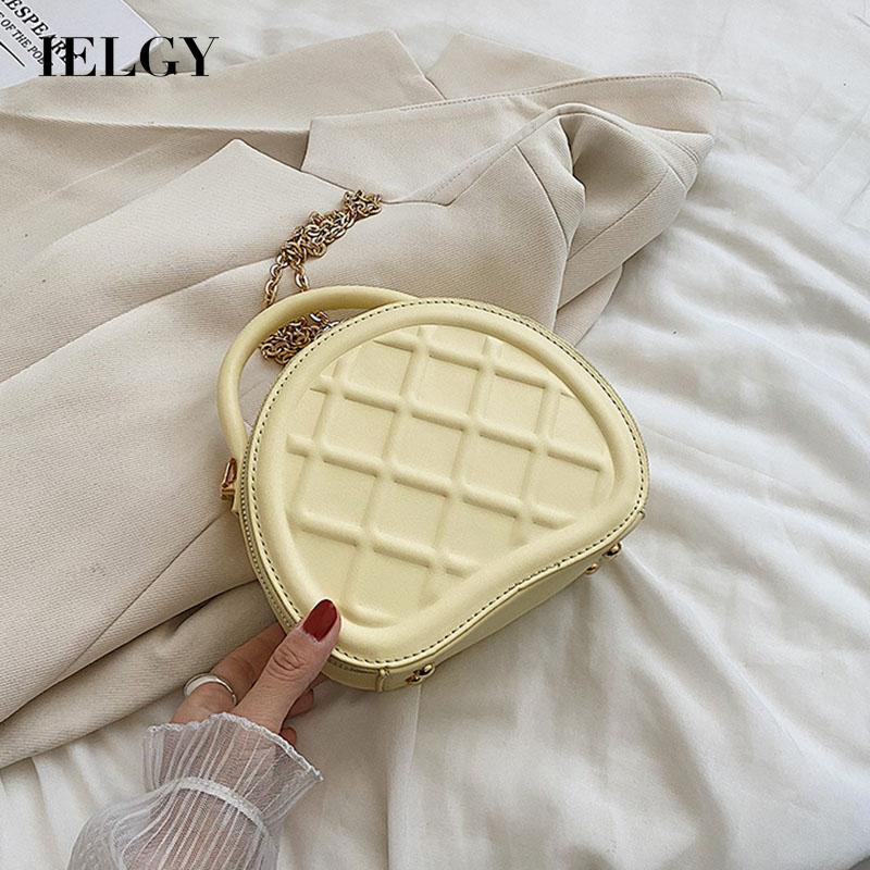 Ielgy Túi Xách Họa Tiết Hình Thoi Cao Cấp Dành Cho Nữ