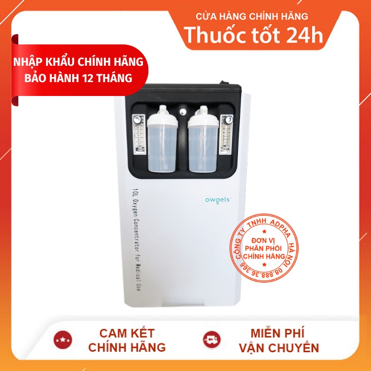 Máy O-XY 10 lít Owgels - Tích hợp XÔNG