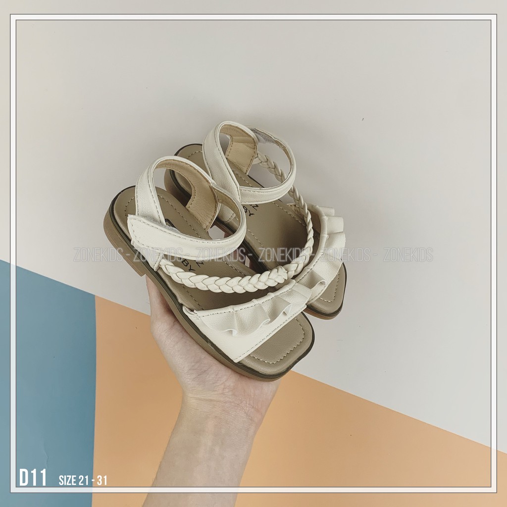 Dép sandal quai chéo dây bên cho bé gái Zonekids - D11