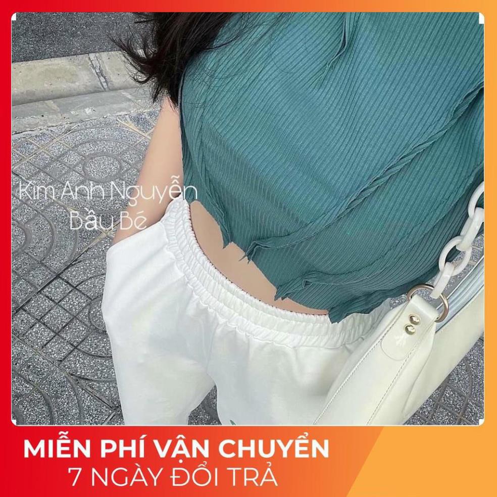 [ 𝐅𝐑𝐄𝐄 𝐒𝐇𝐈𝐏 ] Set Croptop Thể Thao Quần Boom Xanh
