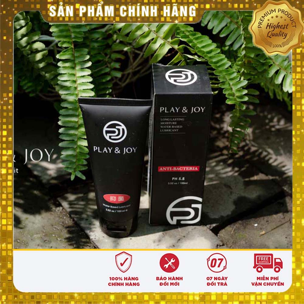 Gel Bôi Trơn Dành Cho Nữ Giới Gel Bôi Trơn Âm Đạo Kháng Khuẩn Cao Cấp Play&Joy Anti Bacteria Cao Cấp Từ Đài Loan