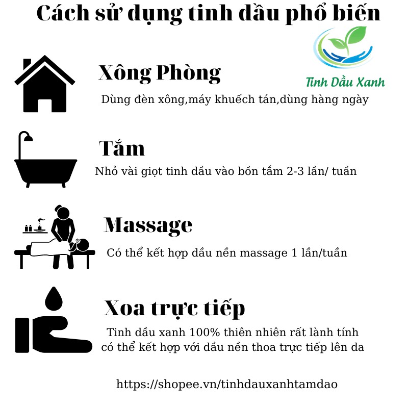 Tinh Dầu Oải Hương Oraganic Tinh Dầu Xanh Thiên Nhiên Nguyên Chất Dùng Xông Phòng,Khử Mùi Dung Tích 10ML