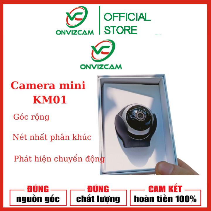 Camera mini dễ dàng mang theo có  WIFI KM01 HD1080P, Góc siêu rộng 140 độ.Hình ảnh siêu nét, quan sát gia đình tiện lợi