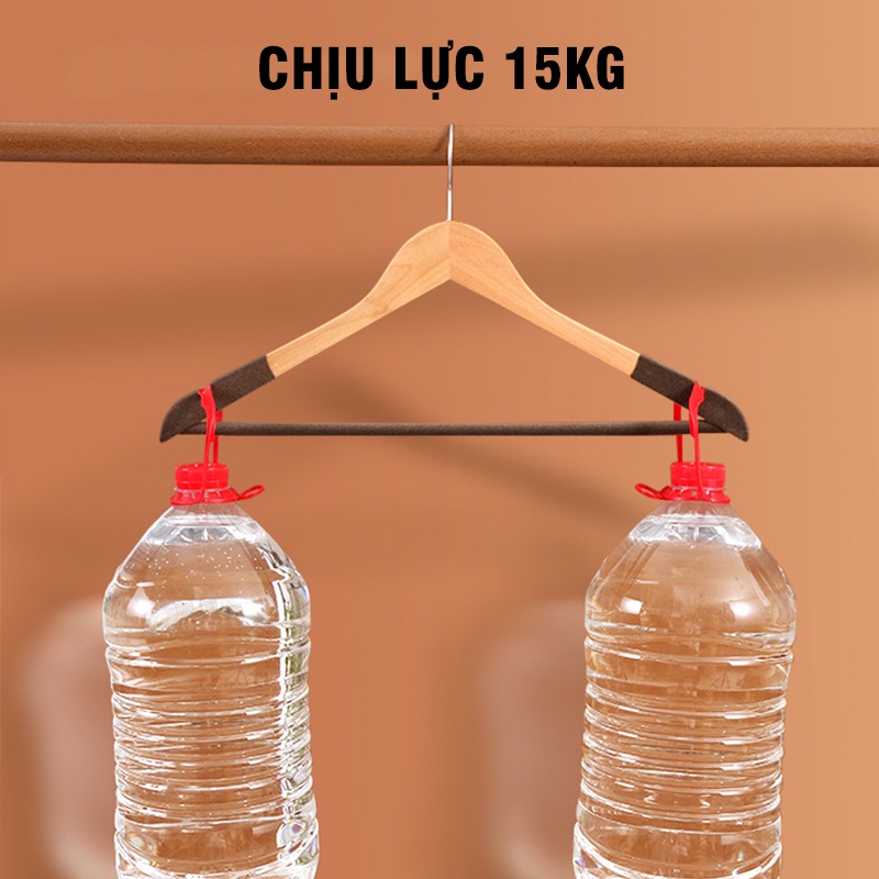 Móc treo quần áo QA3 - thiết kế đệm vai chống trượt. Đầu xoay 360 độ, sơn phủ chống mốc