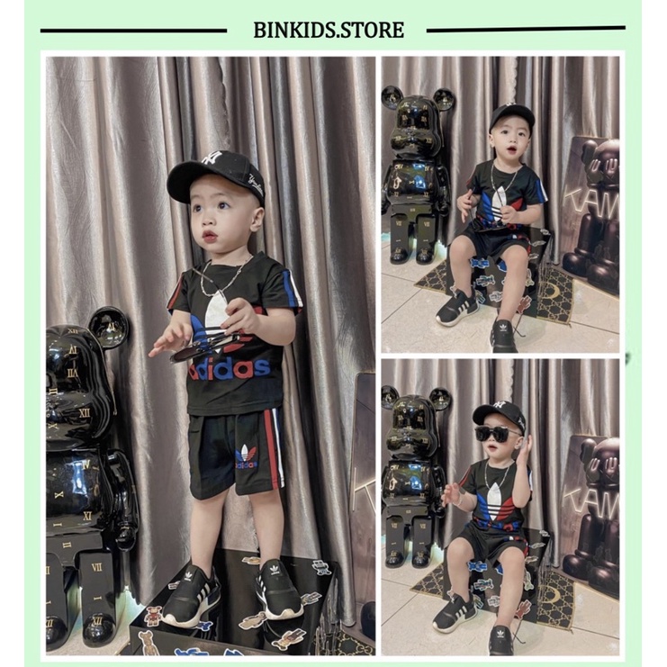 Bộ thể thao bé trai size Đại (9-40kg)cộc tay xuất dư