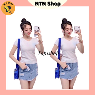 Áo body cổ tròn + cổ tim.