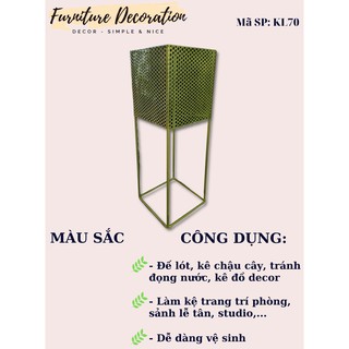 Kệ sắt trang trí cây cảnh phòng khách, kệ cây cảnh độc đáo decor sảnh tiệc, nhà cửa