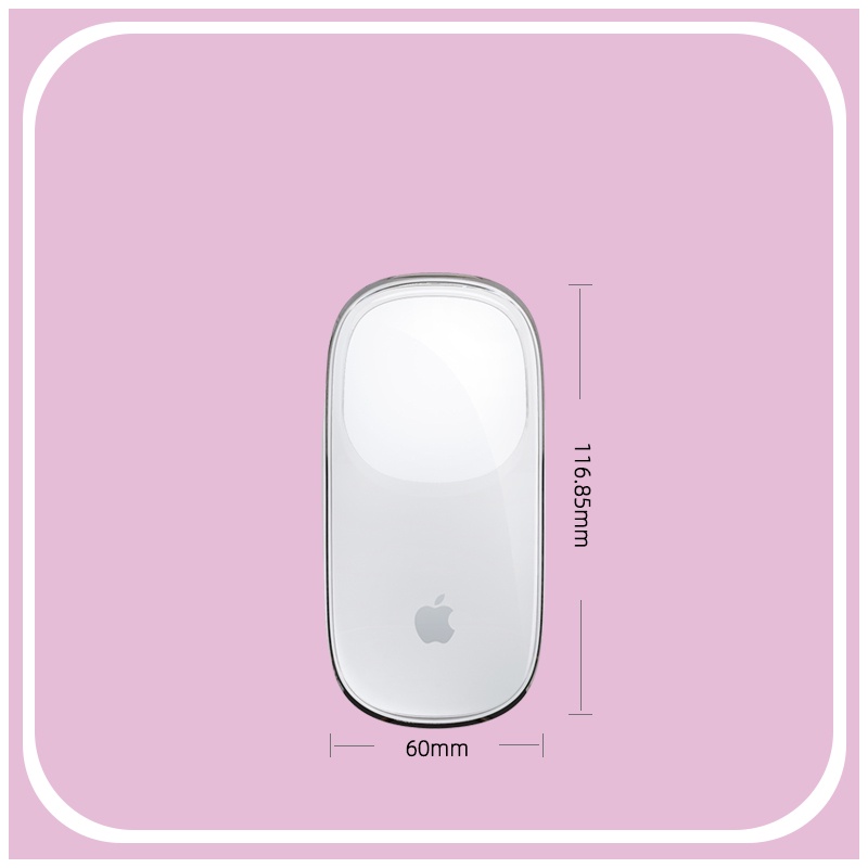 Ốp Điện Thoại Dẻo Trong Suốt Họa Tiết Hoạt Hình Chú Chuột / Phi Hành Gia Dễ Thương Cho Apple Magic Mouse 2