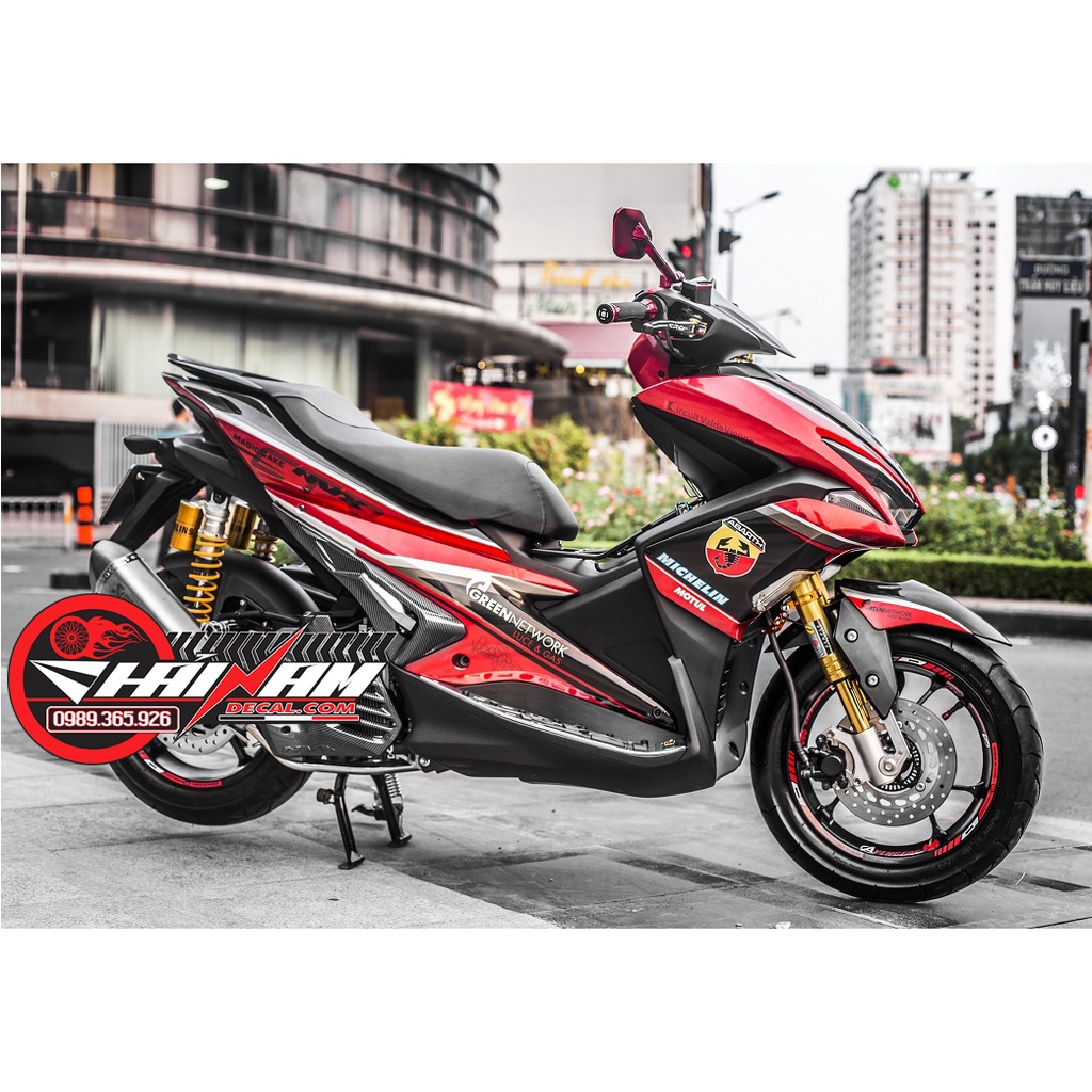 Tem Trùm NVX Đỏ Đen Trắng Olarra Motul