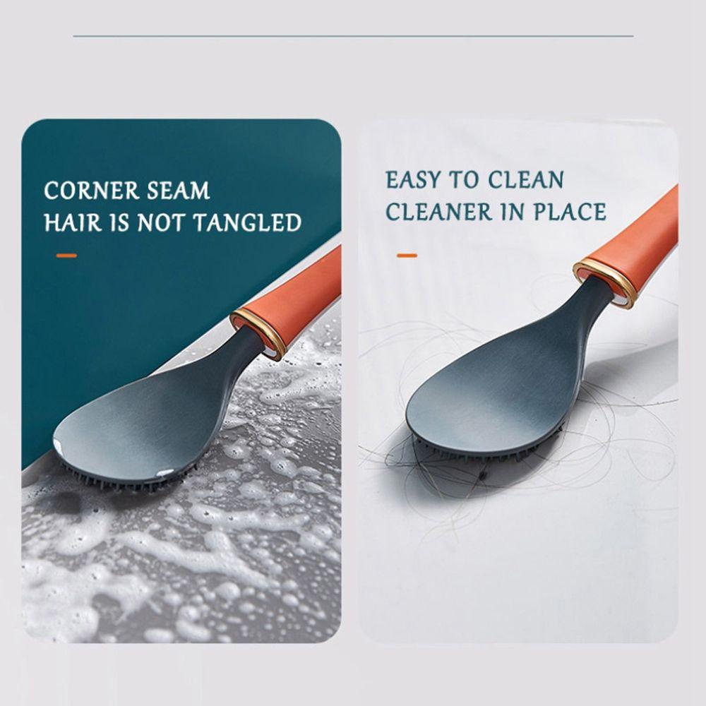 Bàn Chải Chà Toilet Bằng Silicone Gắn Tường Tiện Dụng