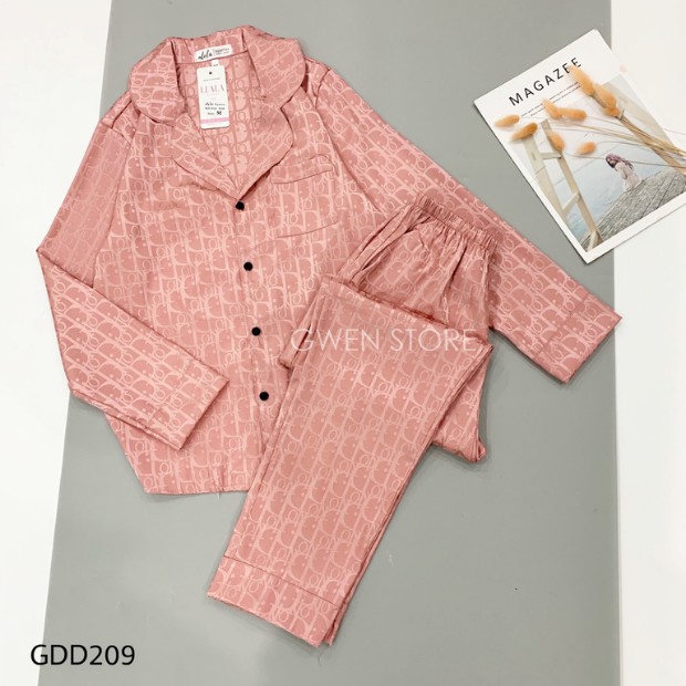 ĐỒ BỘ PIJAMA LỤA GẤM CAO CẤP NỮ | BigBuy360 - bigbuy360.vn