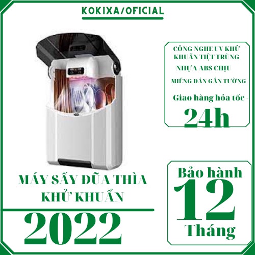 Máy sấy và khử khuẩn đũa thìa cao cấp tránh ẩm mốc và giúp bảo vệ sức khỏe