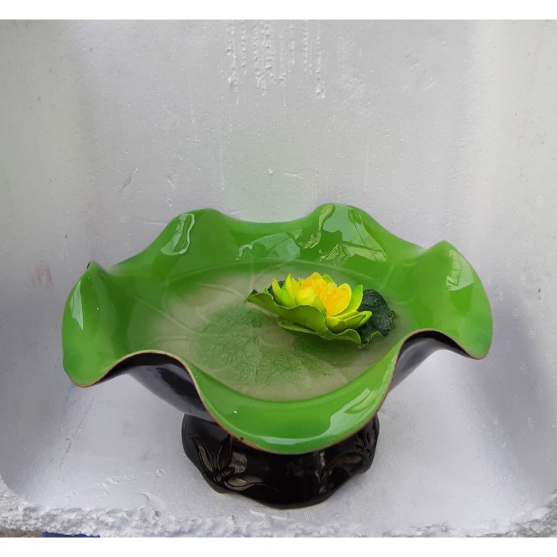 Bộ bát sen để nước tắm phật