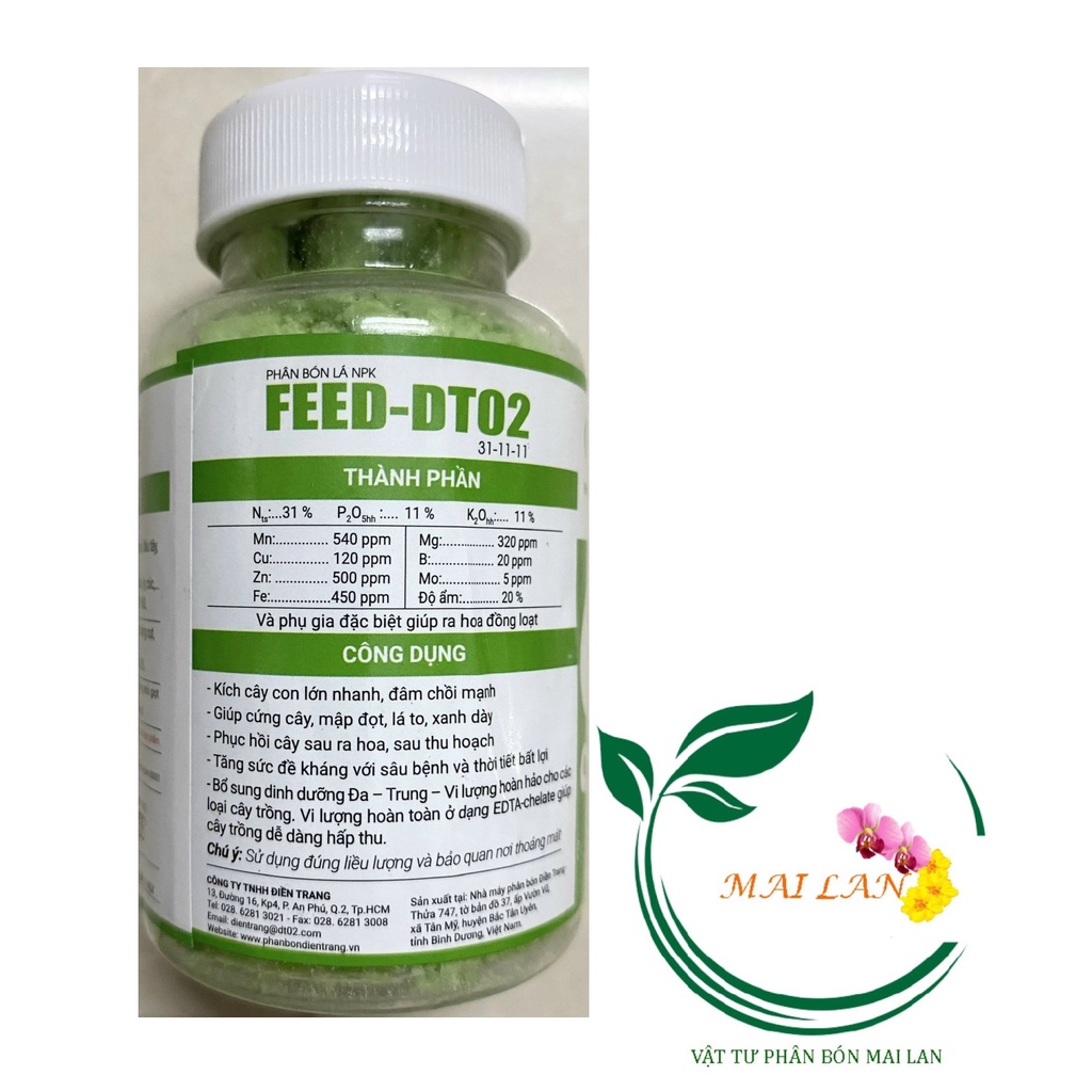 FEED-DT02 31-11-11 Phân Bón Lá NPK Siêu Đâm Chồi - Super Sprouting - #217# 100g