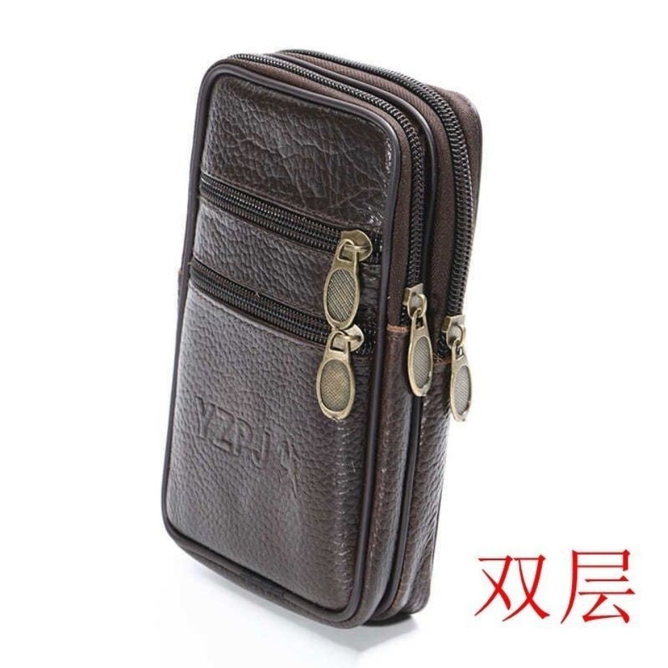 Túi da bò đựng điện thoại đeo hông 4.0-7.2 Inch cho nam NSGSB3 | BigBuy360 - bigbuy360.vn