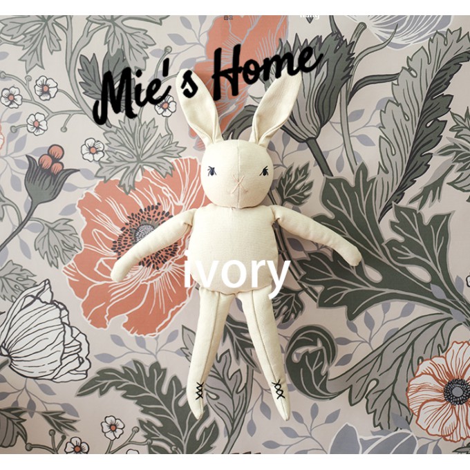 Bộ Kit tự thêu DIY THỎ BÔNG - BUNNIE tự làm, búp bê hộ mệnh - Handmade MIE Shop