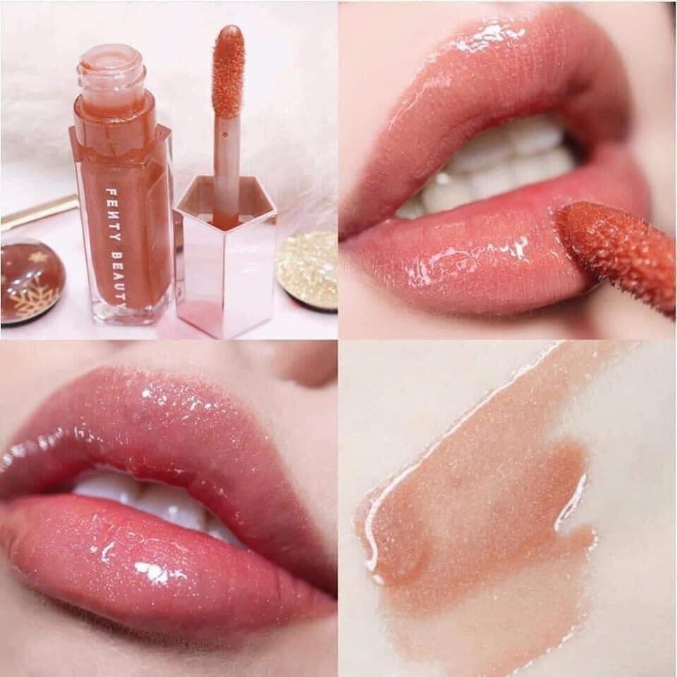 Set Fenty Diamond Bomb Baby Mini Lip Gloss and Highlighter (Son bóng & Phấn bắt sáng) | BigBuy360 - bigbuy360.vn