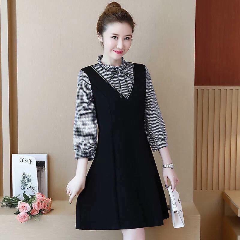 Đầm bigsize yếm liền MS006