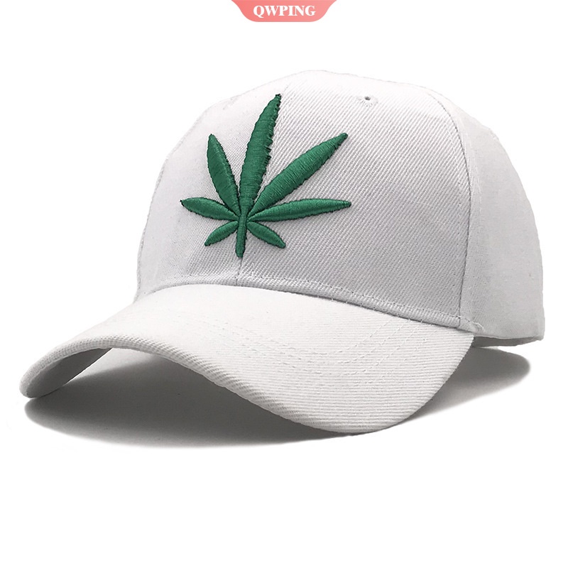 Nón Lưỡi Trai Thêu Hình Lá Phong 100% Cotton Thời Trang