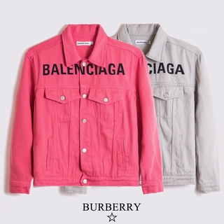 Áo Khoác Denim Tay Dài Kiểu Dáng Năng Động Cho Nam Và Nữ