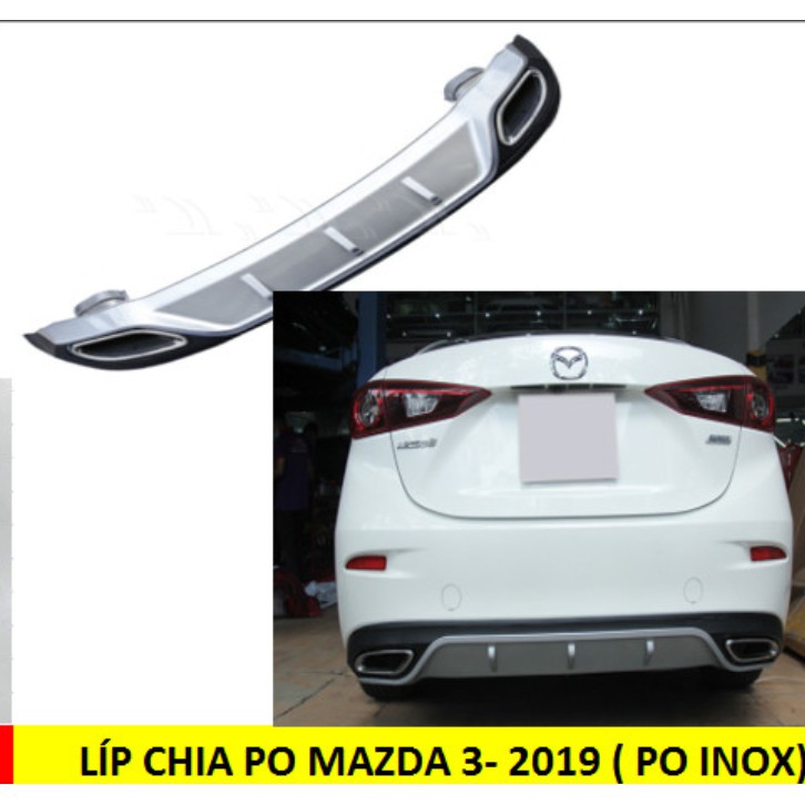 Lippo Kiểu Mẹc Cho mazda 3 2018-2019 Inox Cao Cấp