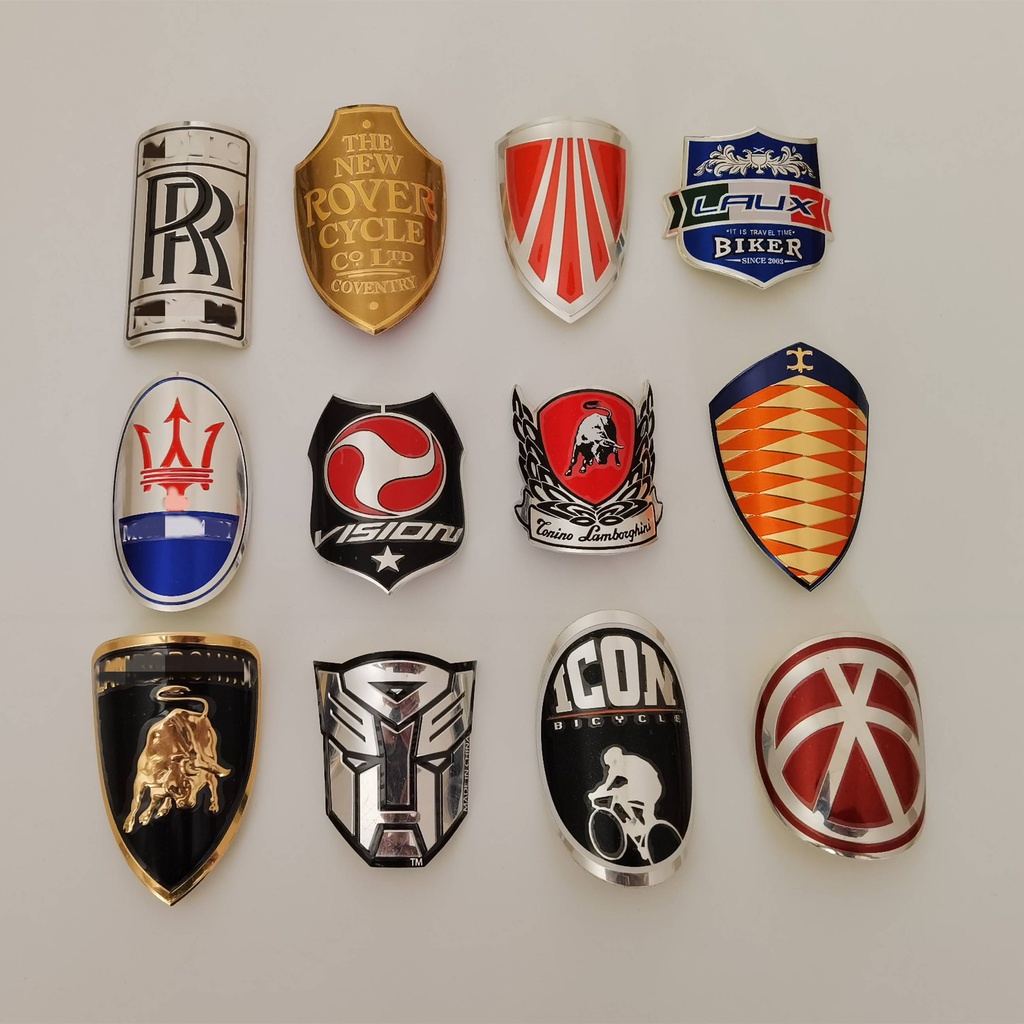 Huy hiệu hợp kim nhôm trang trí xe đạp BMX