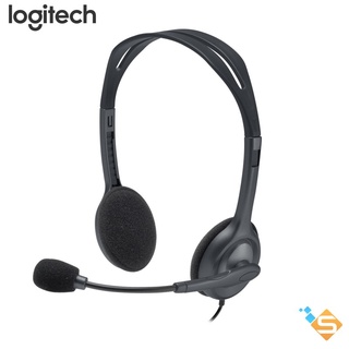 Tai Nghe Chụp Tai Kèm Mic Logitech H111 H151 1 Jack cho laptop - H110 H150 2 Jack cho PC - Bảo Hành 2 Năm