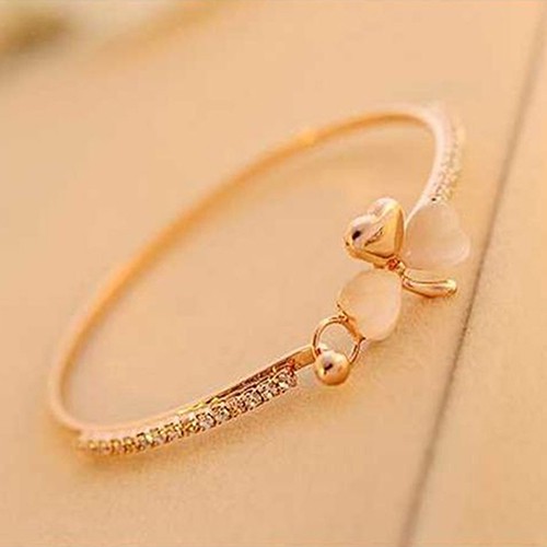 Vòng Tay Nữ Mạ Vàng Đính Hạt Charm