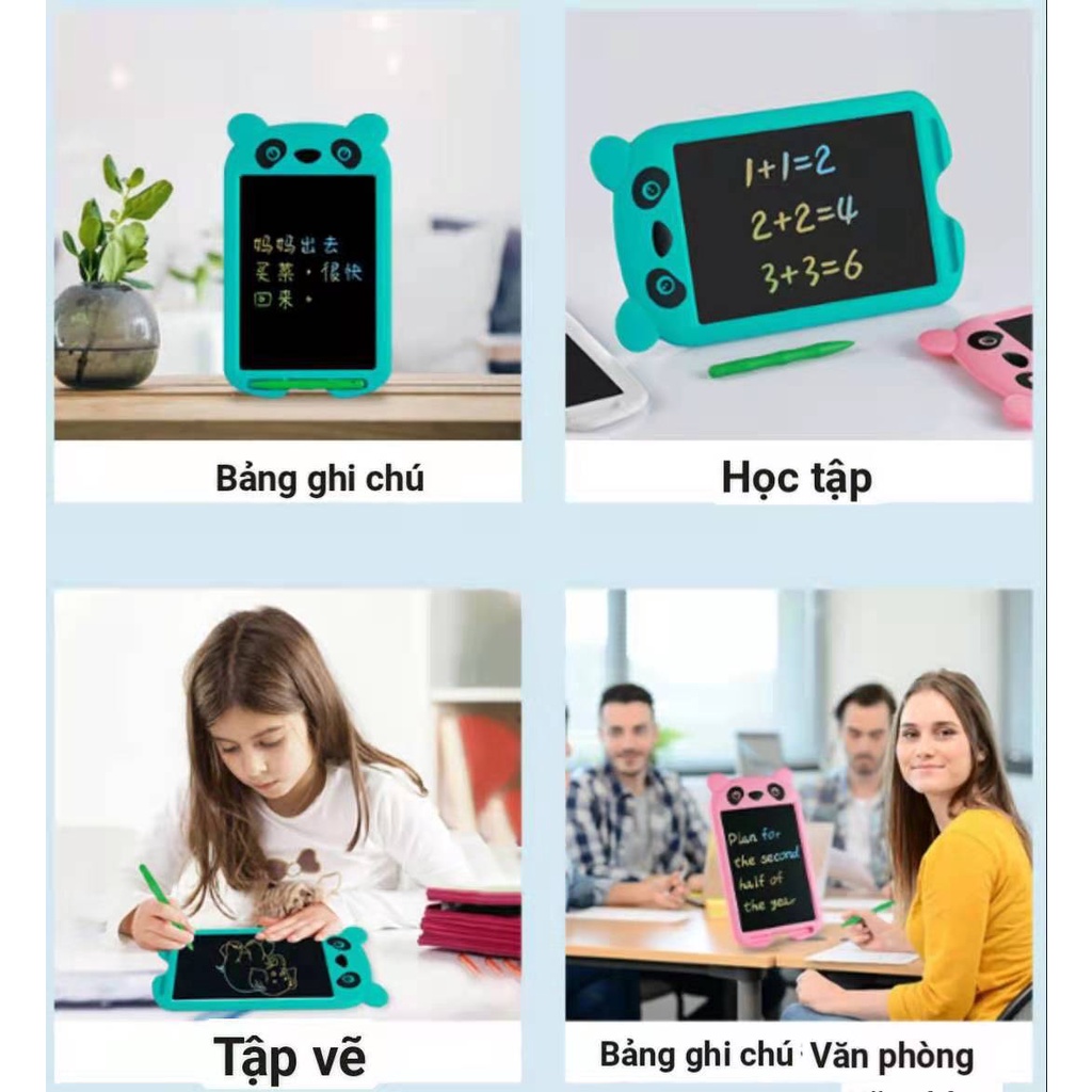 Chuyên sỉ-[Hàng hót] Bảng Viết Tự Xoá  Điện Tử 3D𝑭𝑹𝑬𝑬𝑺𝑯𝑰𝑷Bảng vẽ Bảng Điện Tử LCD Thông Minh Cho Bé JY085 Đa Màu