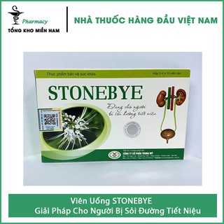 Viên Uống STONEBYE - Giải Pháp Cho Người Bị Sỏi Đường Tiết Niệu – Hộp 30 viên – Tổng Kho MiềnNam